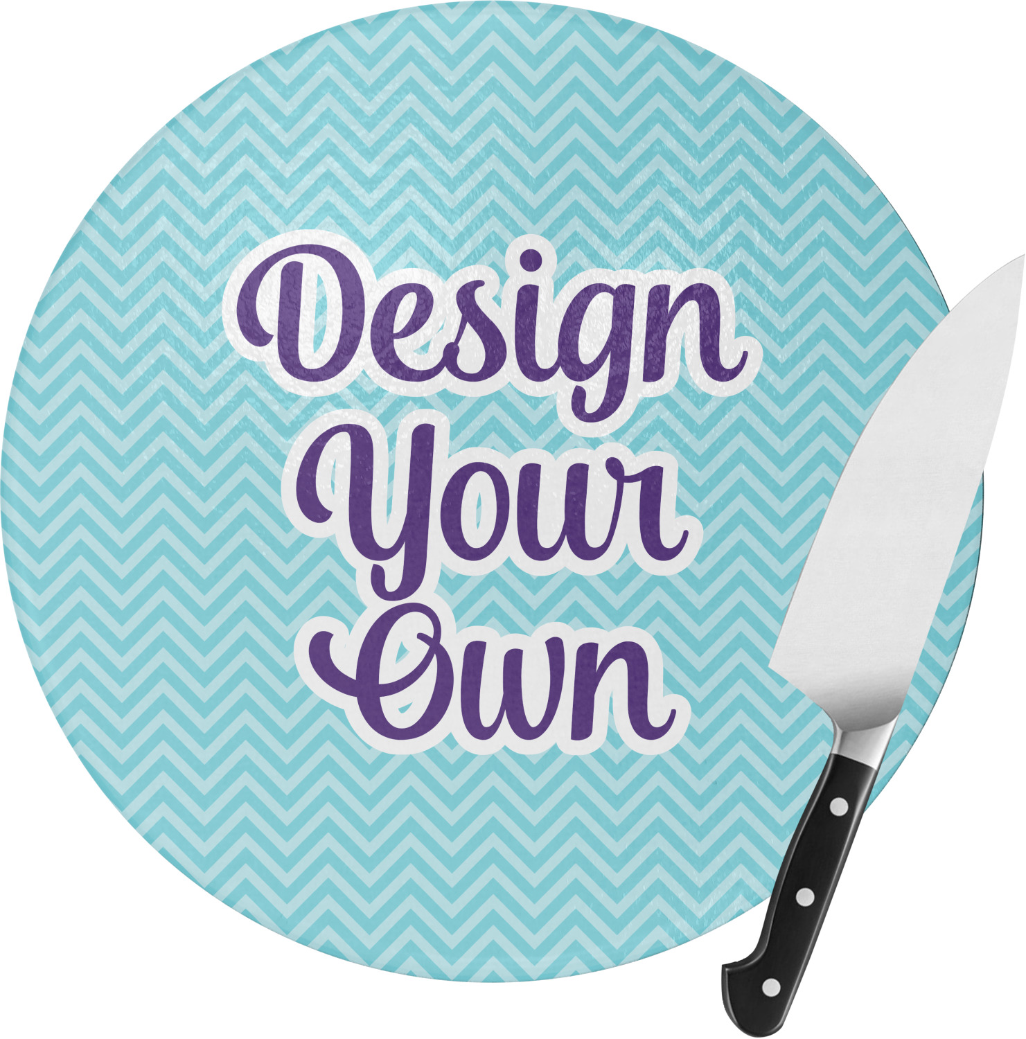 Design Your Own Round Glass Cutting Board Youcustomizeit
