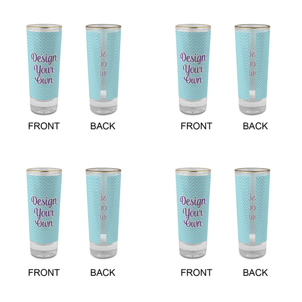 Design Your Own Glass Shot Glass - 2 oz - Set of 4 - APPROVAL