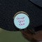 Design Your Own Golf Ball Marker Hat Clip - Gold - On Hat