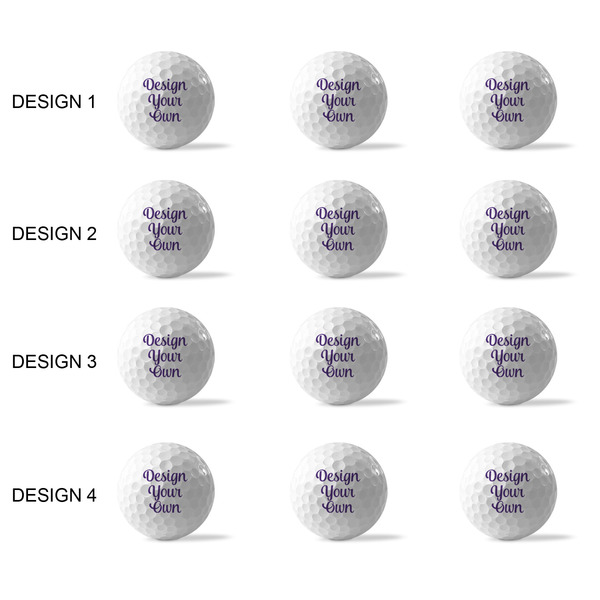 Design Your Own Golf Balls - Generic - Set of 12 - APPROVAL