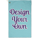 Design Your Own Golf Towel - Poly-Cotton Blend - Small