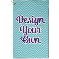Design Your Own Golf Towel - Poly-Cotton Blend - Small