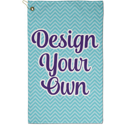 Design Your Own Golf Towel - Poly-Cotton Blend - Small