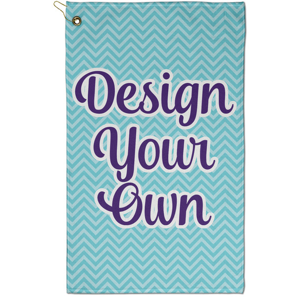 Design Your Own Golf Towel - Poly-Cotton Blend - Small