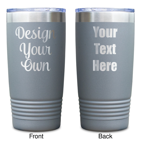 Design Your Own Gray Polar Camel Tumbler - 20oz - Double Sided - Approval