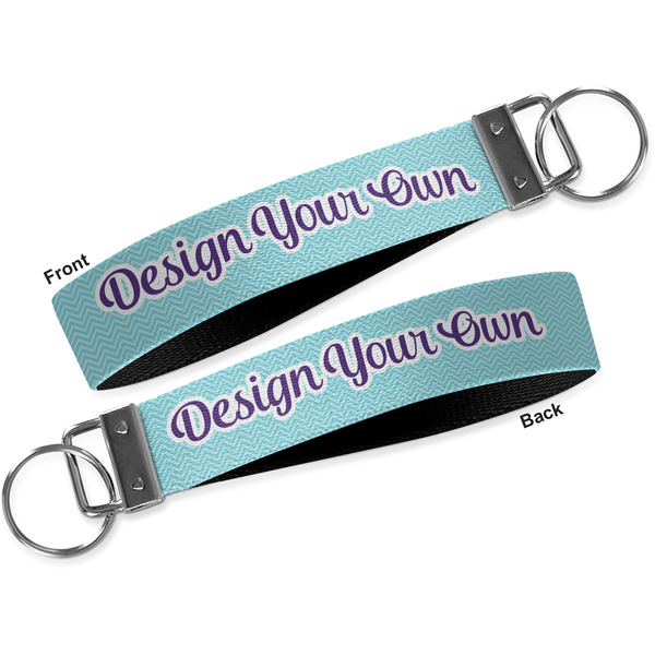 Design Your Own Key-chain - Metal and Nylon - Front and Back