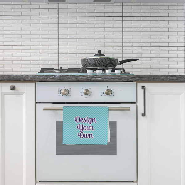 Design Your Own Kitchen Towel - Poly Cotton - Lifestyle