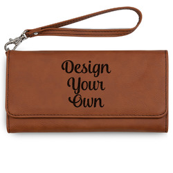 Design Your Own Ladies Leatherette Wallet - Laser Engraved