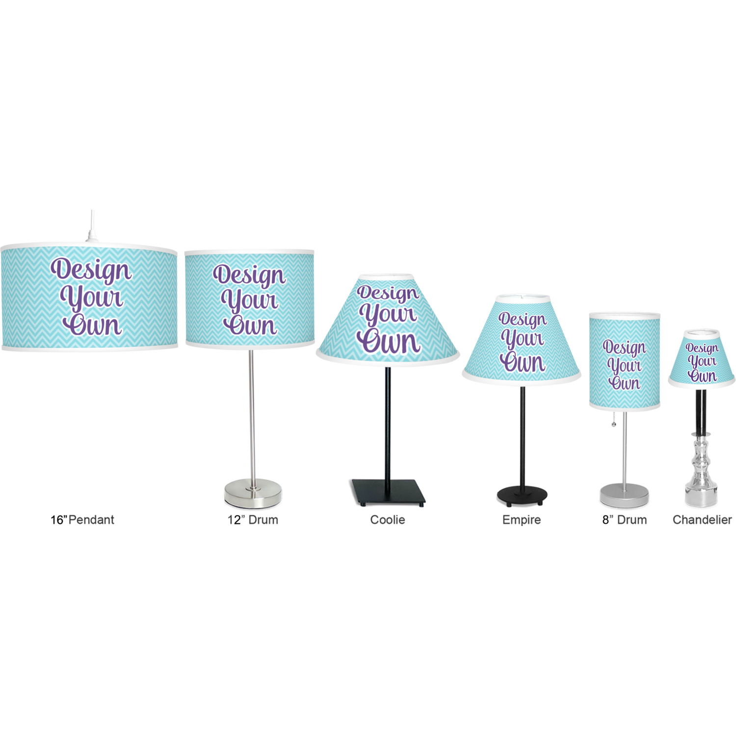 Design Your Own 7" Drum Lamp Shade Linen (Personalized) - YouCustomizeIt