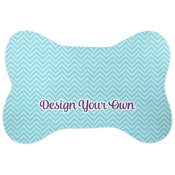 Design Your Own Bone Shaped Dog Food Mat - Large