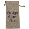 Burlap Gift Bag - Large - Single-Sided