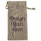 Design Your Own Large Burlap Gift Bags - Front