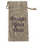 Design Your Own Burlap Gift Bag - Large - Single-Sided