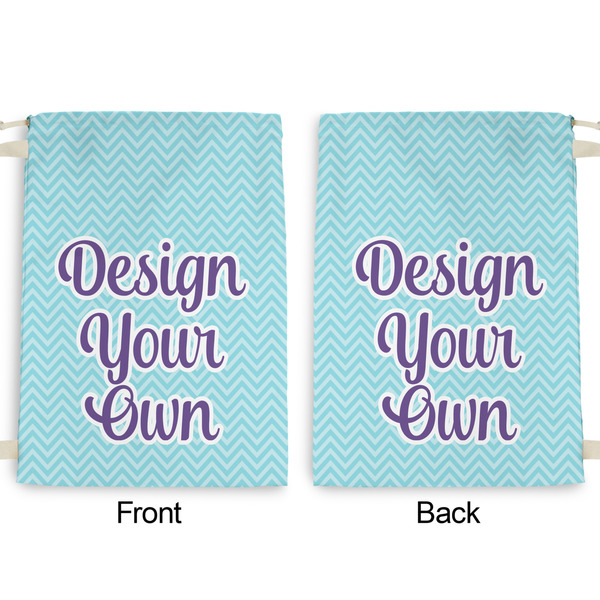 Design Your Own Large Laundry Bag - Front & Back View