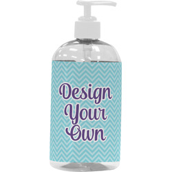 Design Your Own Plastic Soap / Lotion Dispenser - 16 oz - Large - White