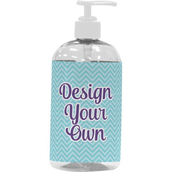 Design Your Own Plastic Soap / Lotion Dispenser - 16 oz - Large - White