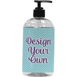 Design Your Own Plastic Soap / Lotion Dispenser (16 oz - Large - Black)