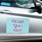 Design Your Own Large Rectangle Car Magnets- In Context