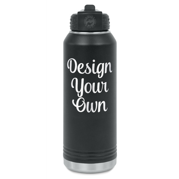 Design Your Own Water Bottle - Laser Engraved - Single-Sided