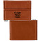 Design Your Own Leather Business Card Holder Front Back Single Sided - Apvl