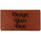 Design Your Own Leather Checkbook Holder - Main