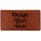 Design Your Own Leatherette Checkbook Holder - Single-Sided