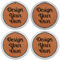 Design Your Own Leather Coaster Set of 4