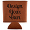 Design Your Own Leatherette Can Sleeve - Flat