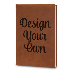 Design Your Own Leatherette Journal - Large - Double-Sided