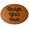 Design Your Own Leatherette Patches - Oval