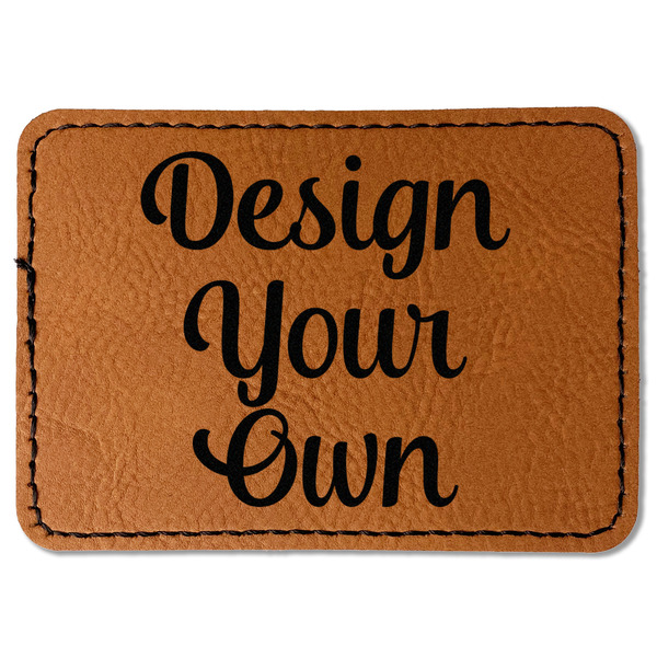 Design Your Own Leatherette Patches - Rectangle