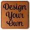 Design Your Own Faux Leather Iron On Patch - Square