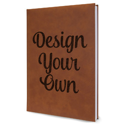 Design Your Own Leather Sketchbook - Large - Single-Sided