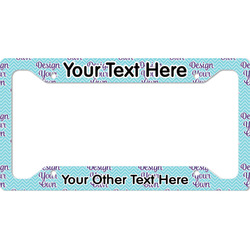 Design Your Own License Plate Frame
