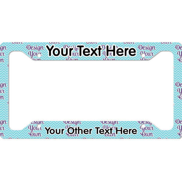 Design Your Own License Plate Frame