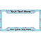 Design Your Own License Plate Frame - Style A
