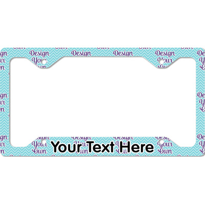Design Your Own License Plate Frame - Style C