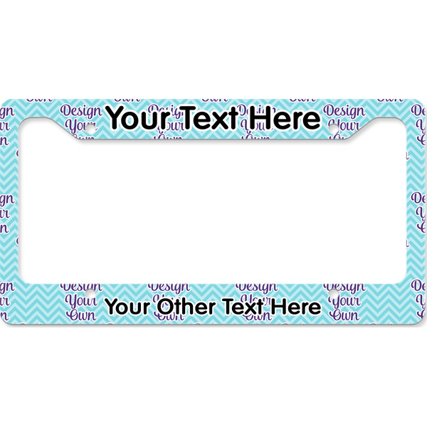Design Your Own License Plate Frame - Style B