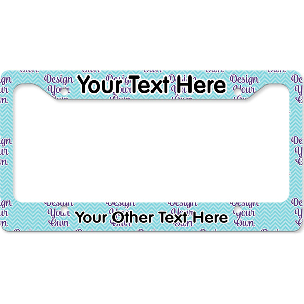 Design Your Own License Plate Frame - Style B