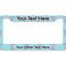 Design Your Own License Plate Frame - Style B