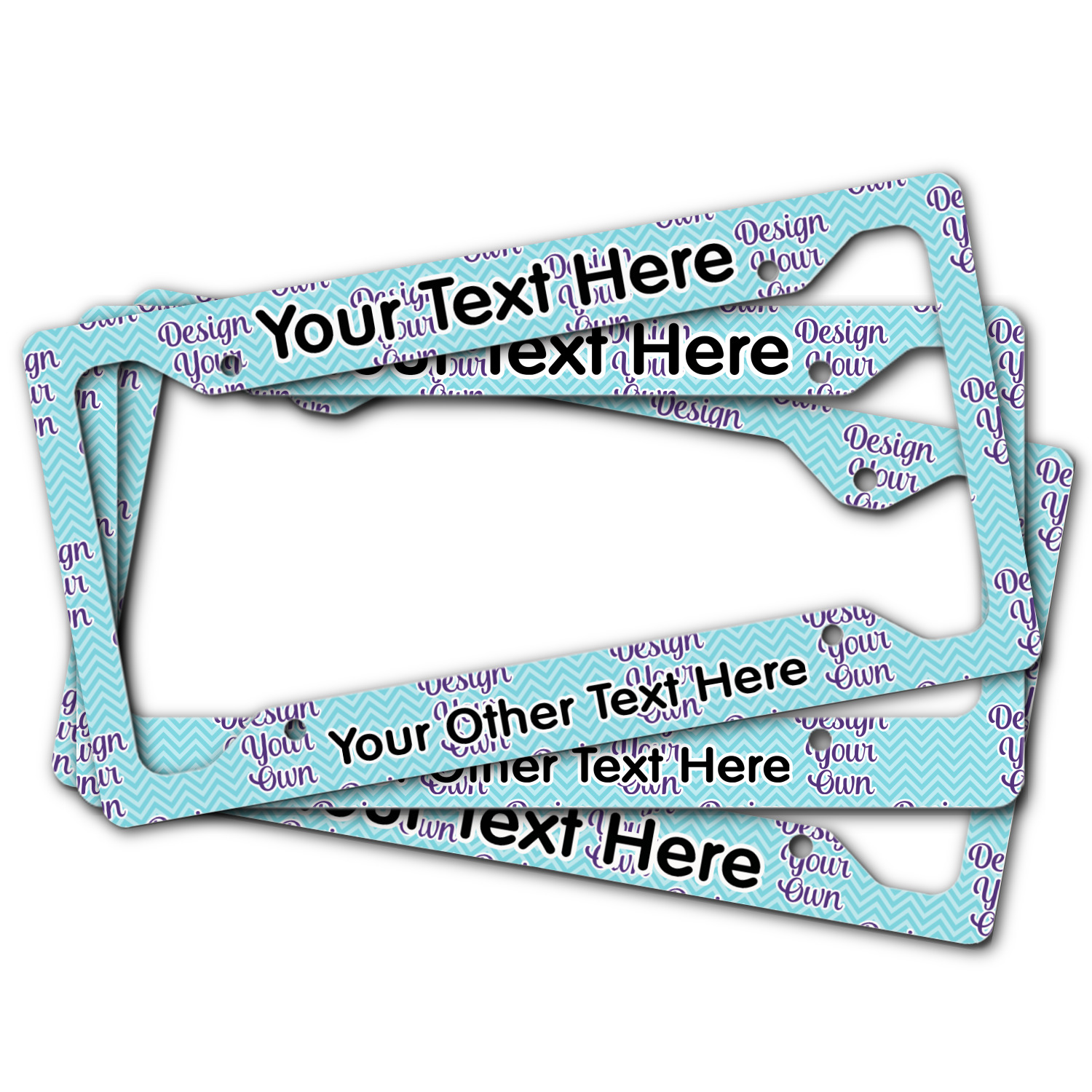 YEX Abstract Id Rather BE Training JIU-Jitsu License Plate Frame Car Licence Plate Covers Auto Tag Holder 6 x 12