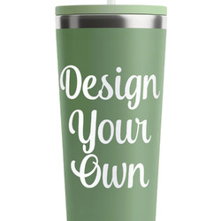 Design Your Own RTIC Everyday Tumbler with Straw - 28oz - Light Green - Double-Sided