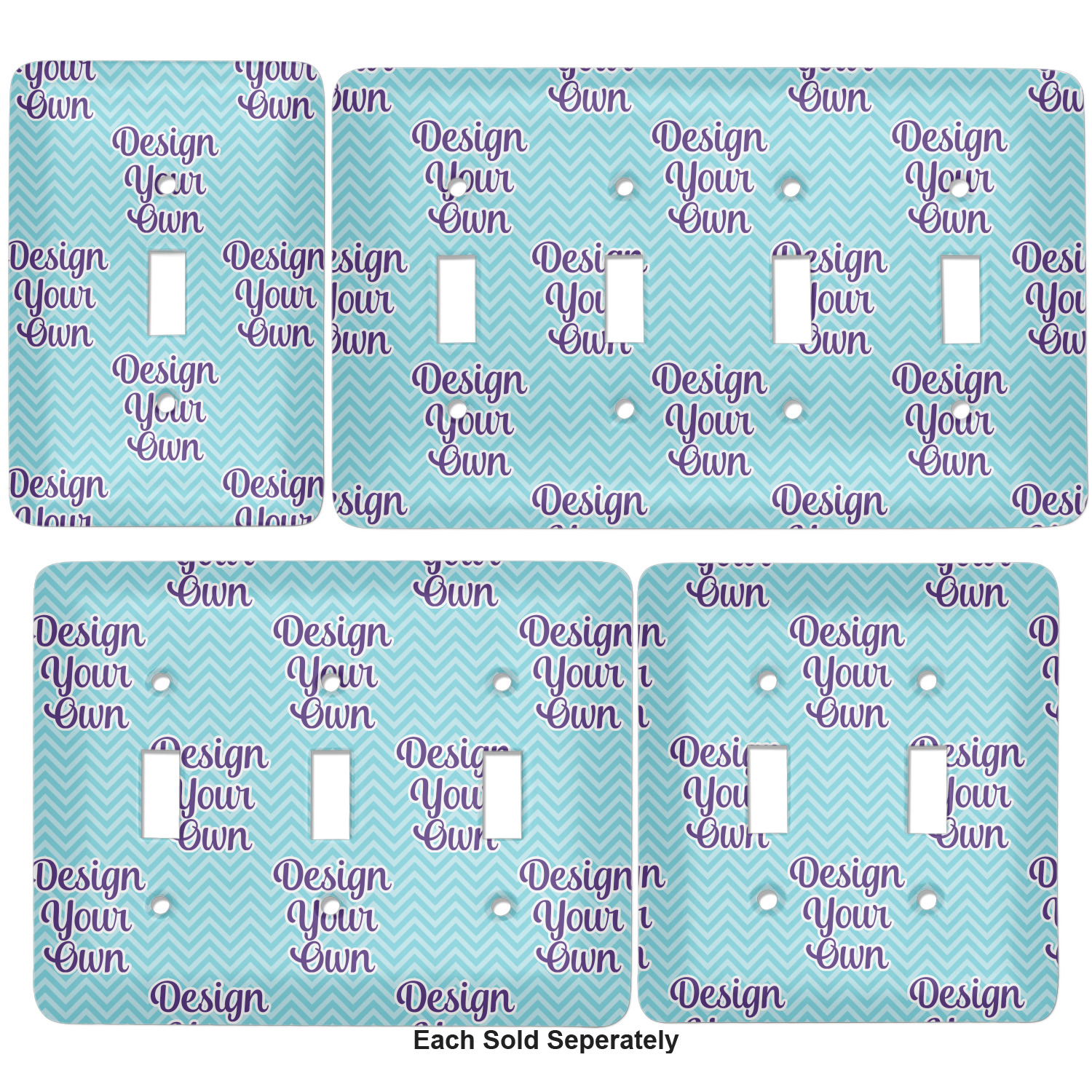 Design Your Own Light Switch Cover (3 Toggle Plate) YouCustomizeIt