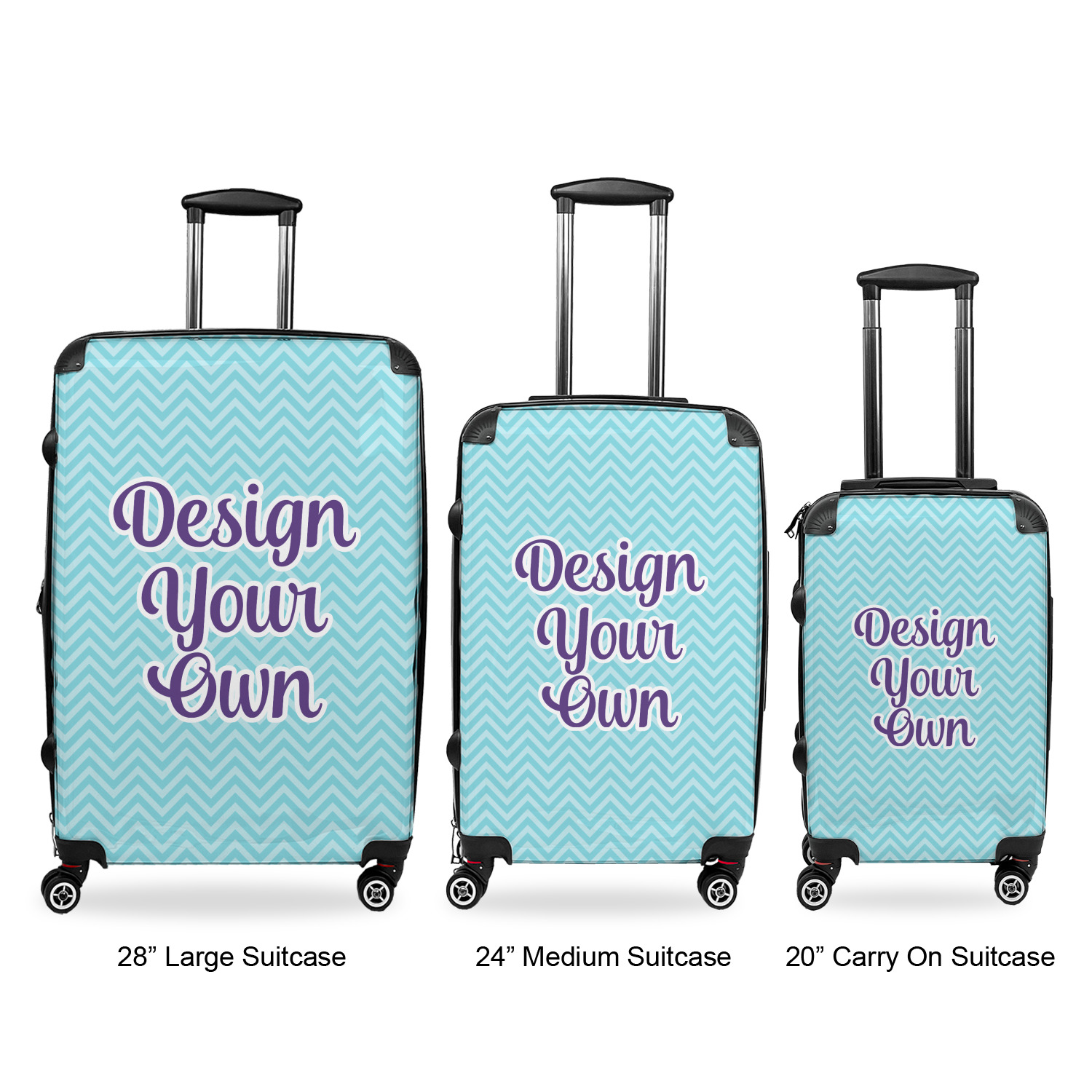 Design Your Own Suitcase - 24&quot;Medium - Checked - YouCustomizeIt