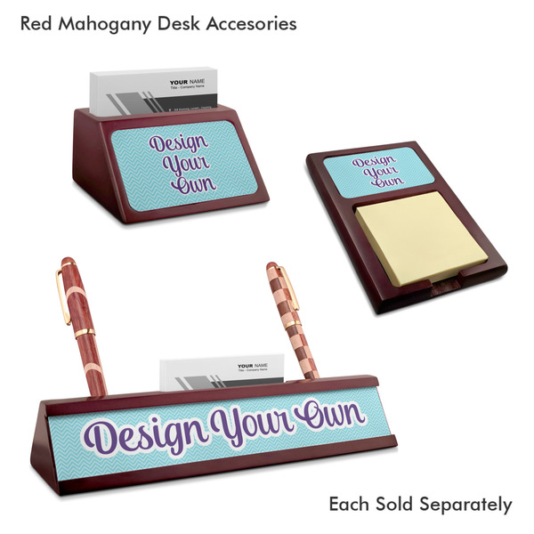 Design Your Own Mahogany Desk Accessories