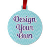 Metal Circle Ornament - Double-Sided