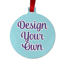 Design Your Own Metal Ball Ornament - Double Sided