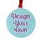Design Your Own Metal Ball Ornament - Front
