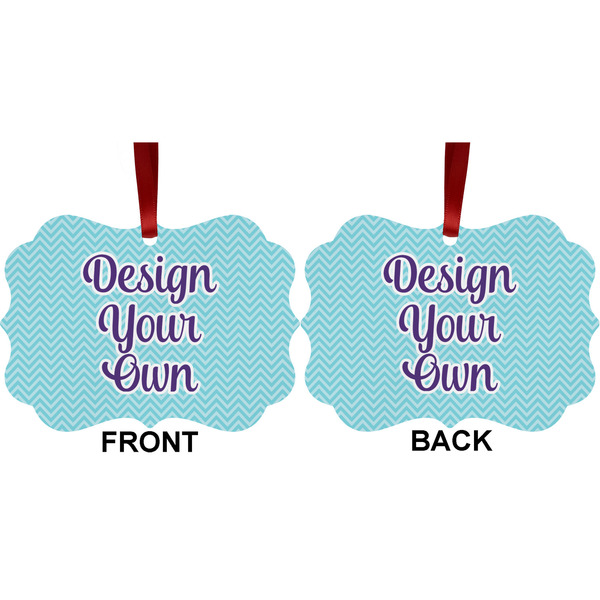 Design Your Own Metal Benilux Ornament - Front and Back (APPROVAL)