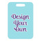 Design Your Own Metal Luggage Tag - Front Without Strap